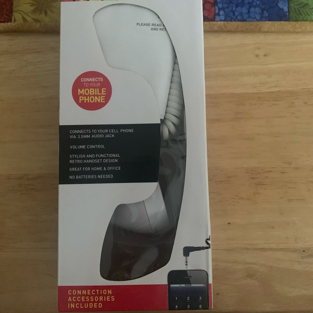 🆕 SoundLogic Retro CellPhone Handset Attachment